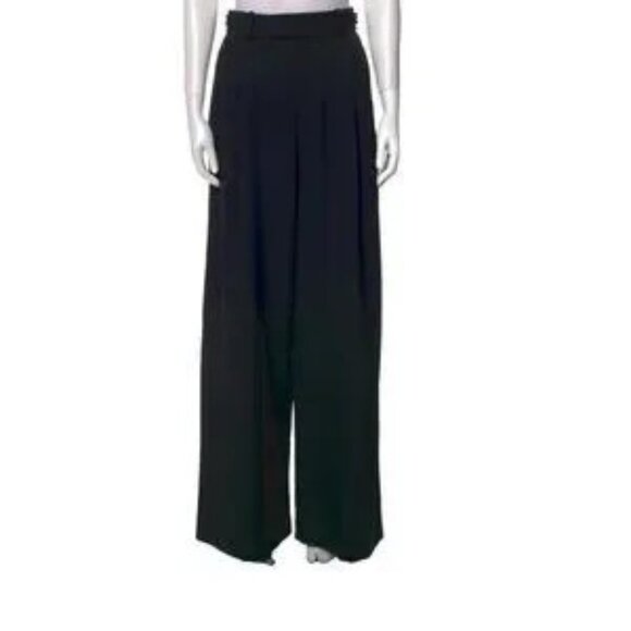 Frame Ritz Paris Pleated Trousers in Black 0 - Picture 1 of 8